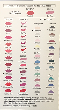  Color Me Beautiful Swatches